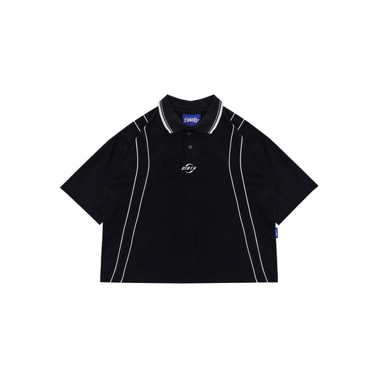 DIRTYBUSINESS POLO PATO STRIPE BLACK