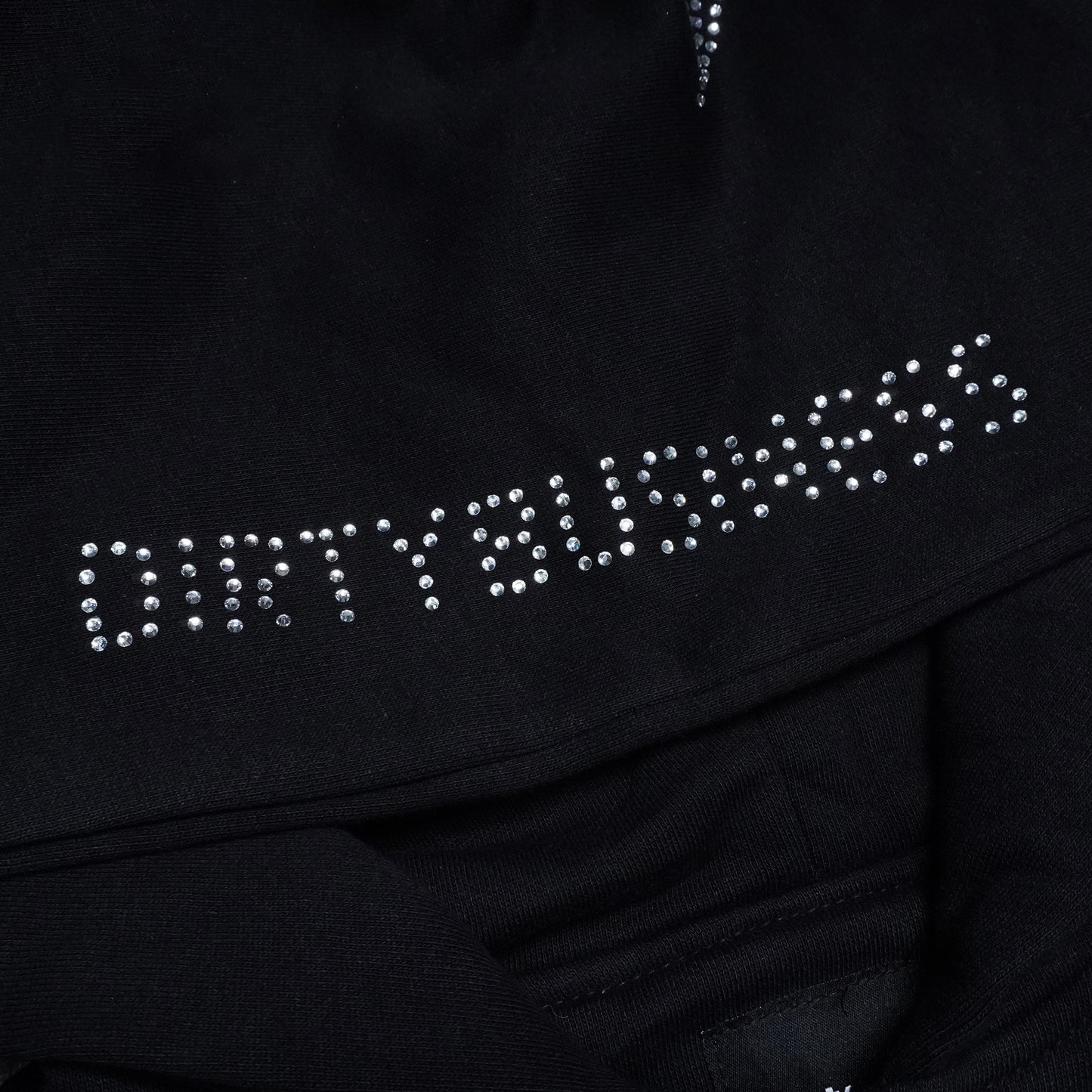 Sword Rhinestone Zip Hoodie Heavyweight Boxy Fit