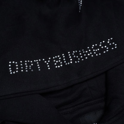 Sword Rhinestone Zip Hoodie Heavyweight Boxy Fit
