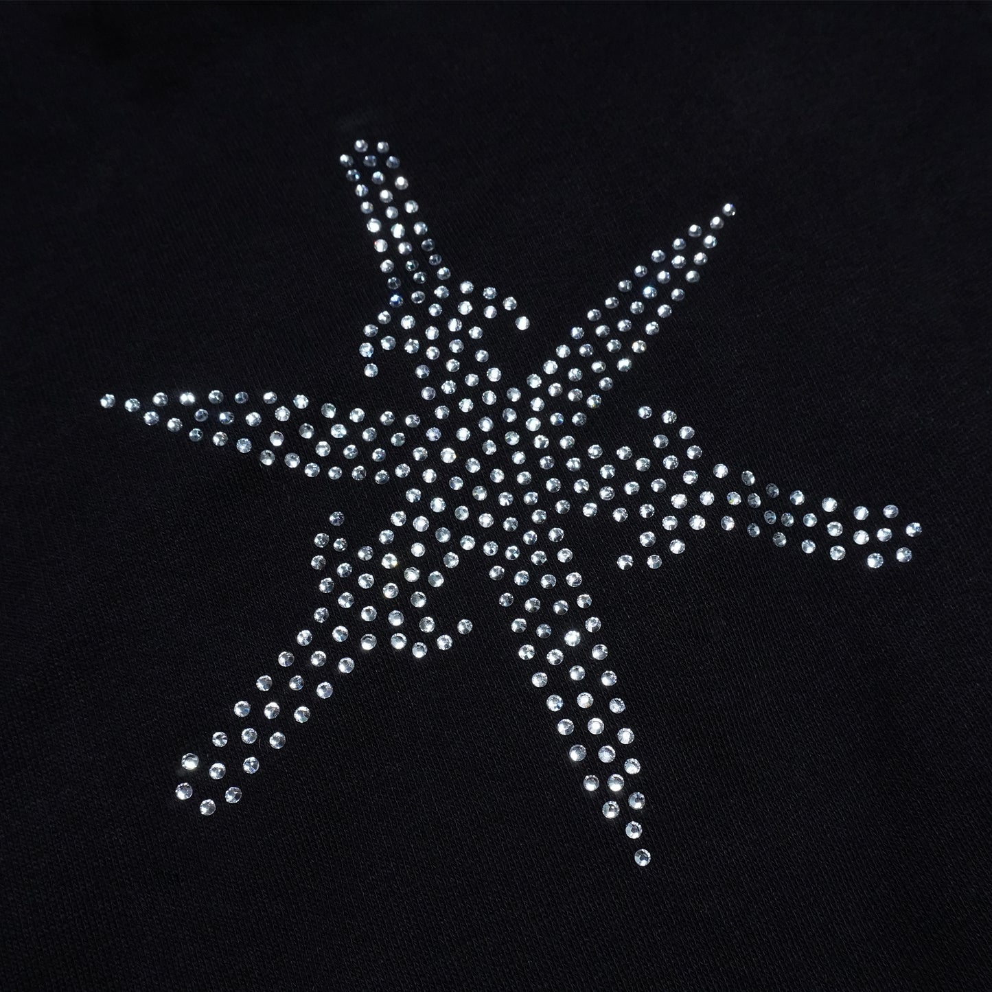 Sword Rhinestone Zip Hoodie Heavyweight Boxy Fit