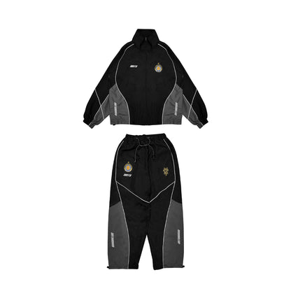 DIRTYBUSINESS ONESET JOLLY BLACK TRACKSUIT TRACKPANTS