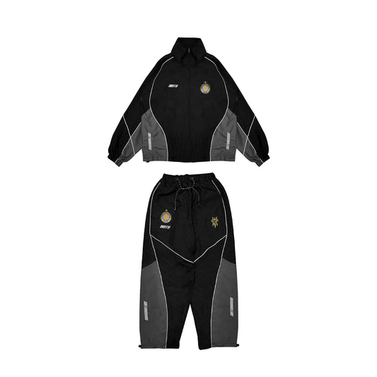 DIRTYBUSINESS ONESET JOLLY BLACK TRACKSUIT TRACKPANTS