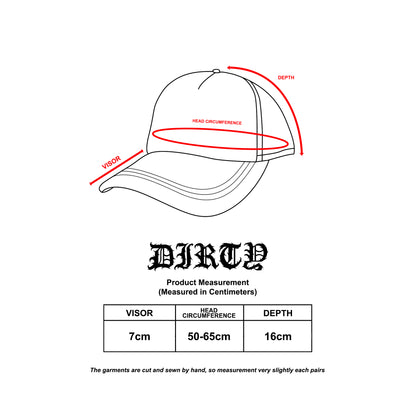 DIRTYBUSINESS DAD CAP MONA NAVY