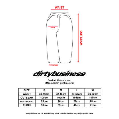 DIRTYBUSINESS KRENA BAGGY SWEETPANTS MISTY