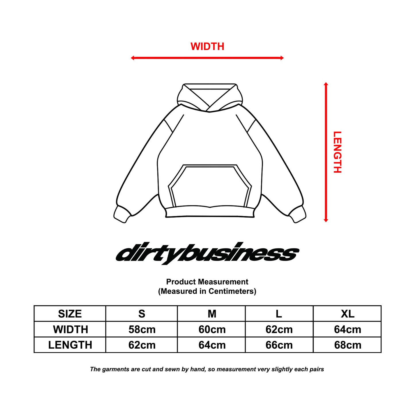 DIRTYBUSINESS STEEL HOODIE BOXY BLACK