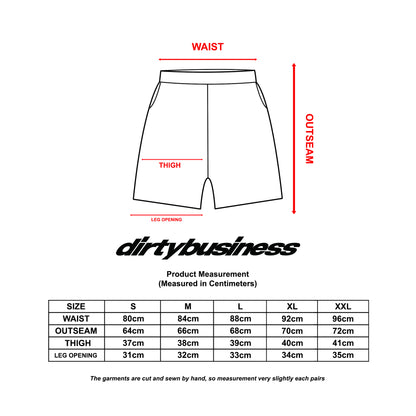 DIRTYBUSINESS LUKE JORTS PLAID NAVY