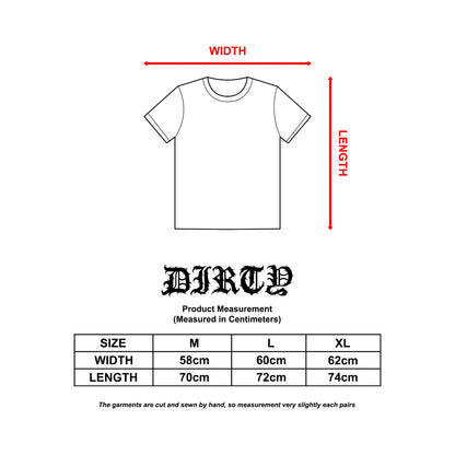 DIRTYBUSINESS BENZI WHITE T-SHIRT