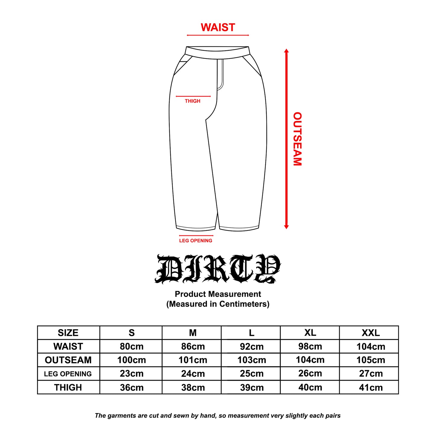 DIRTYBUSINESS RUBY PINK BAGGY PANTS RAW DENIM