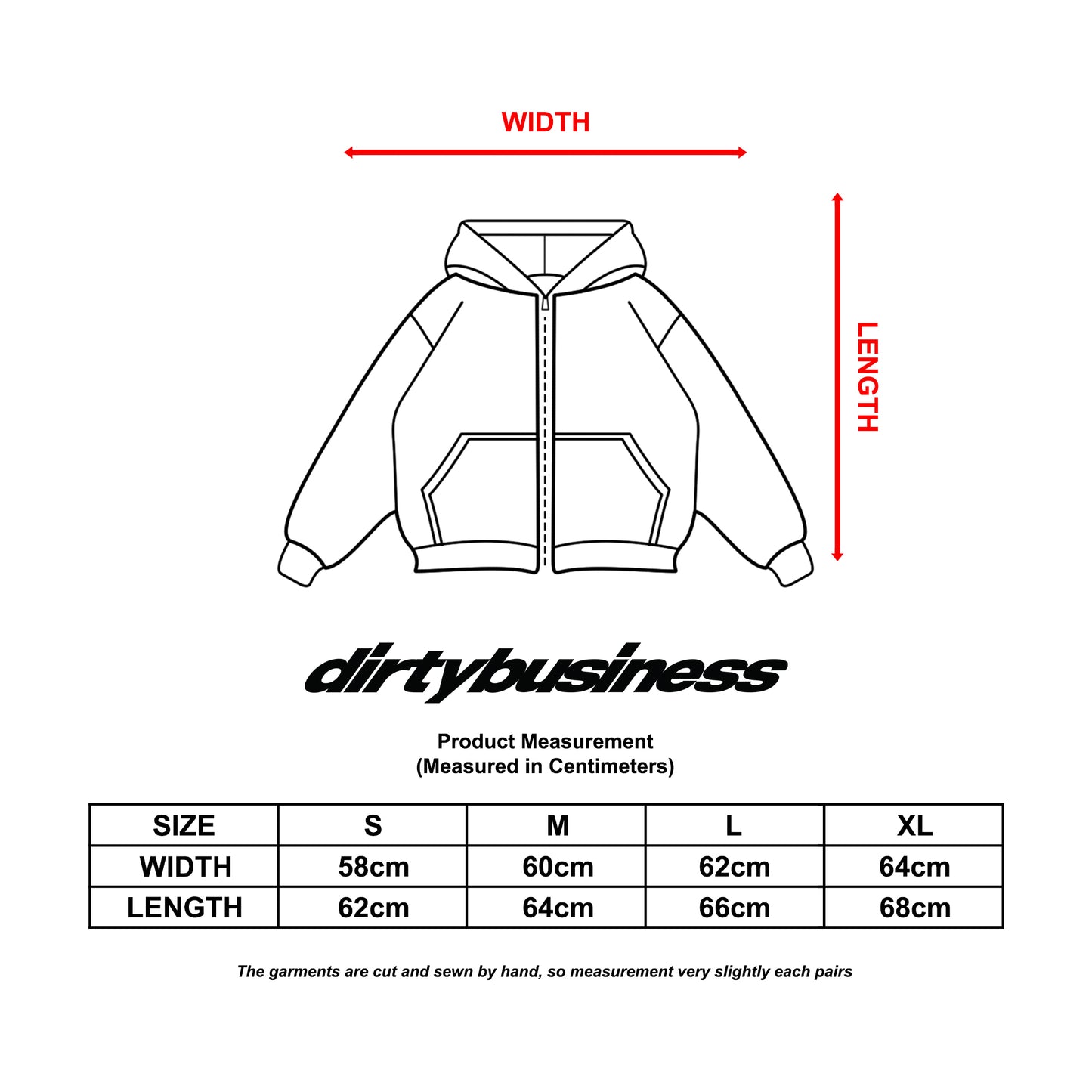 DIRTYBUSINESS ZIP HOODIE RHINESTONE STAR