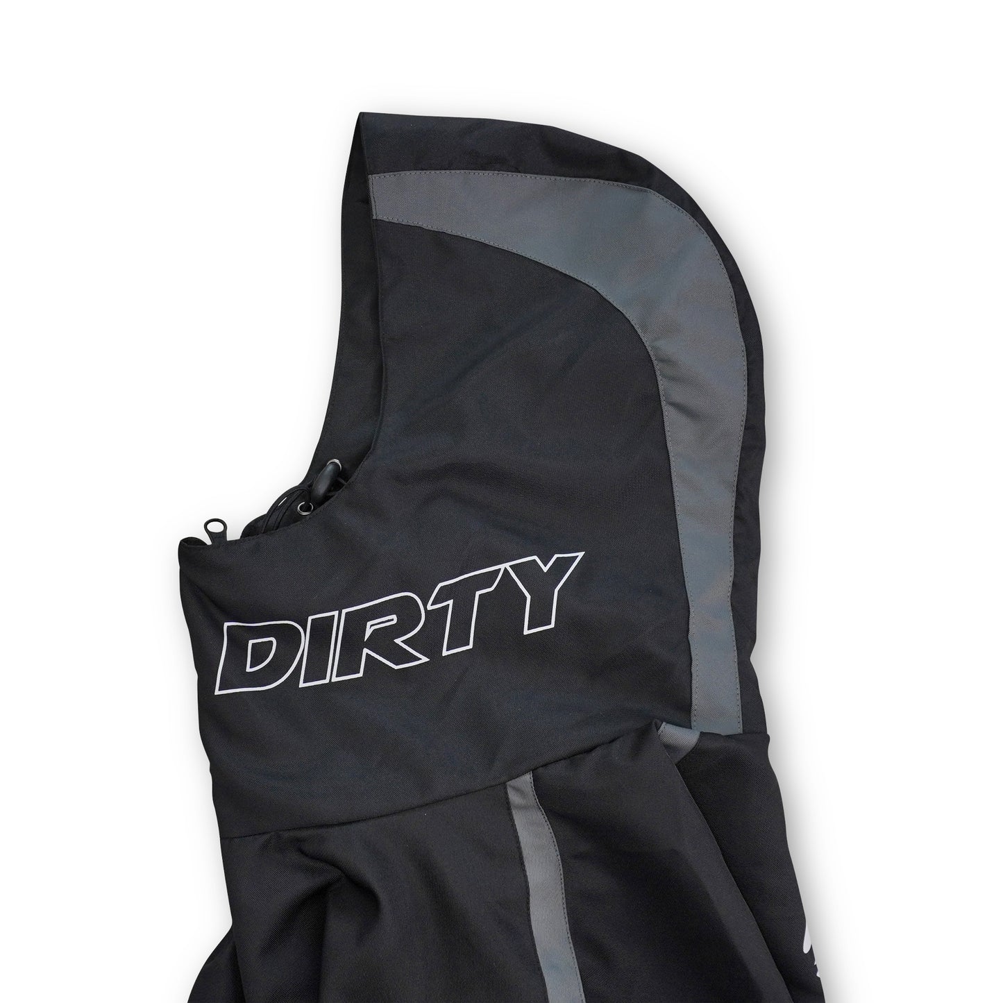 DIRTYBUSINESS OLAF TRACKSUIT WATERPROOF ASYMMETRICAL BLACK GREY