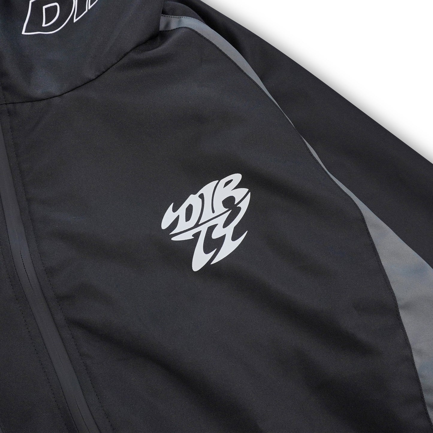 DIRTYBUSINESS OLAF TRACKSUIT WATERPROOF ASYMMETRICAL BLACK GREY