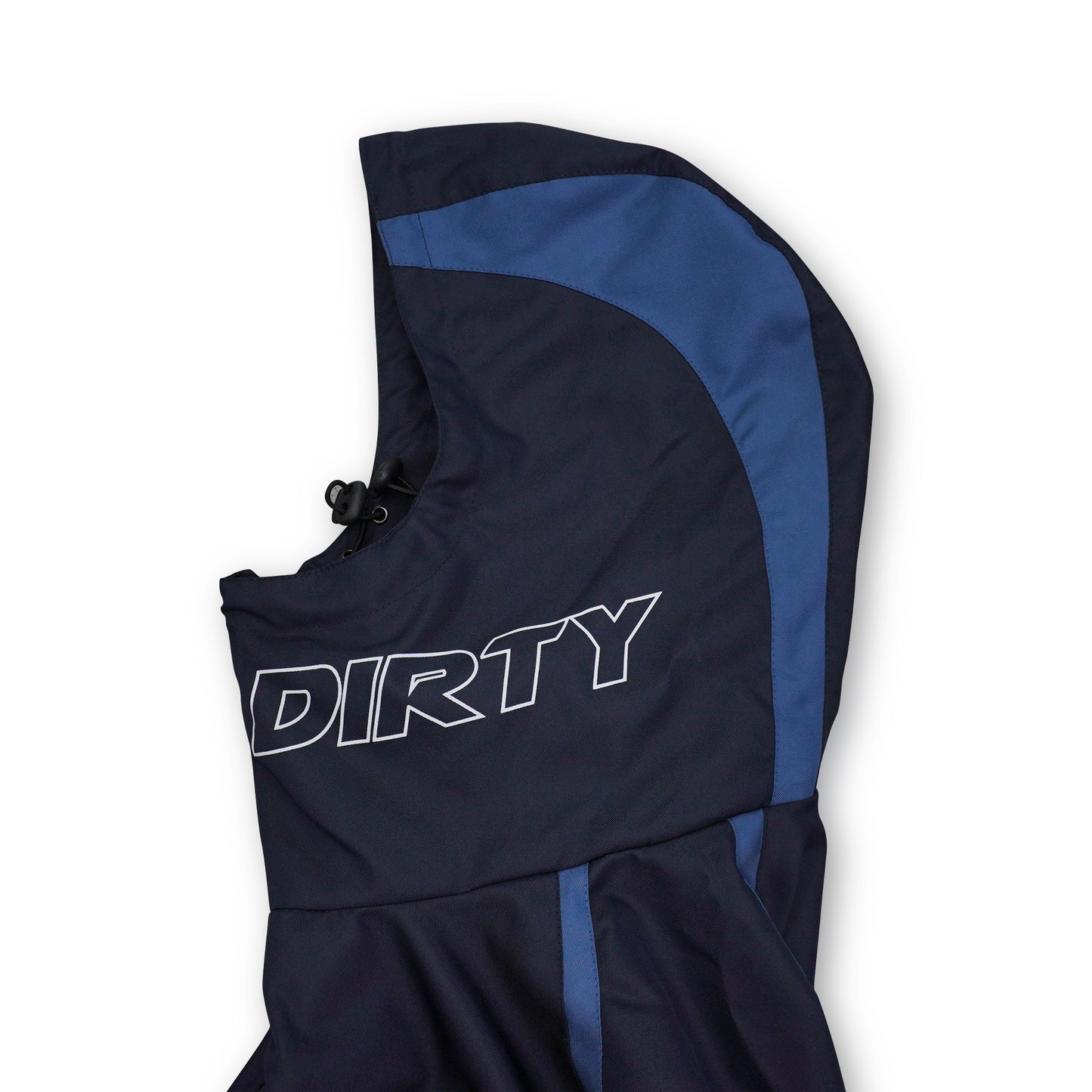 DIRTYBUSINESS OLAF TRACKSUIT WATERPROOF ASYMMETRICAL NAVY BLUE