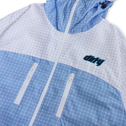 DIRTYBUSINESS GABRIELA TRACKSUIT PLAID BLUE
