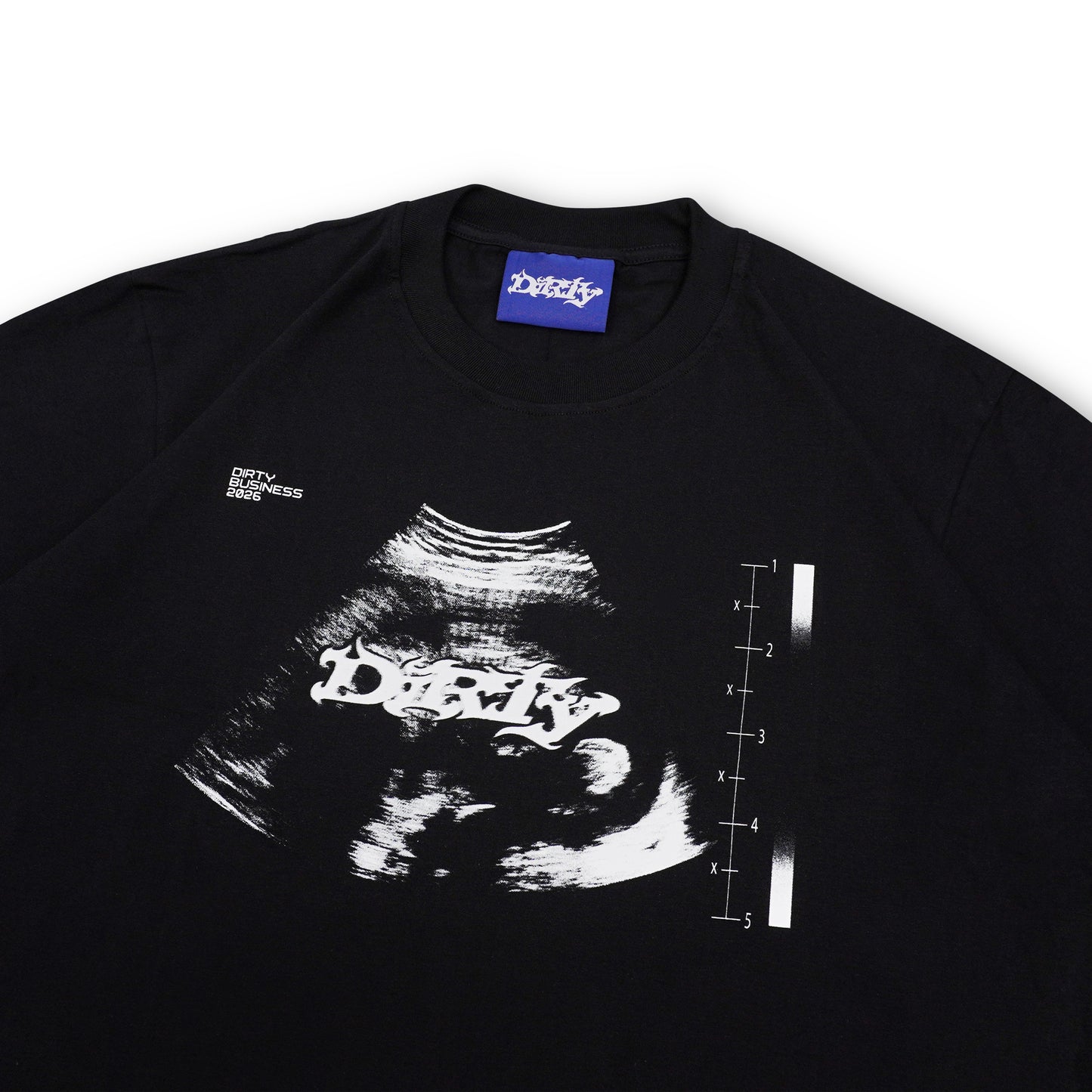 DIRTYBUSINESS BLUR BLACK T-SHIRT