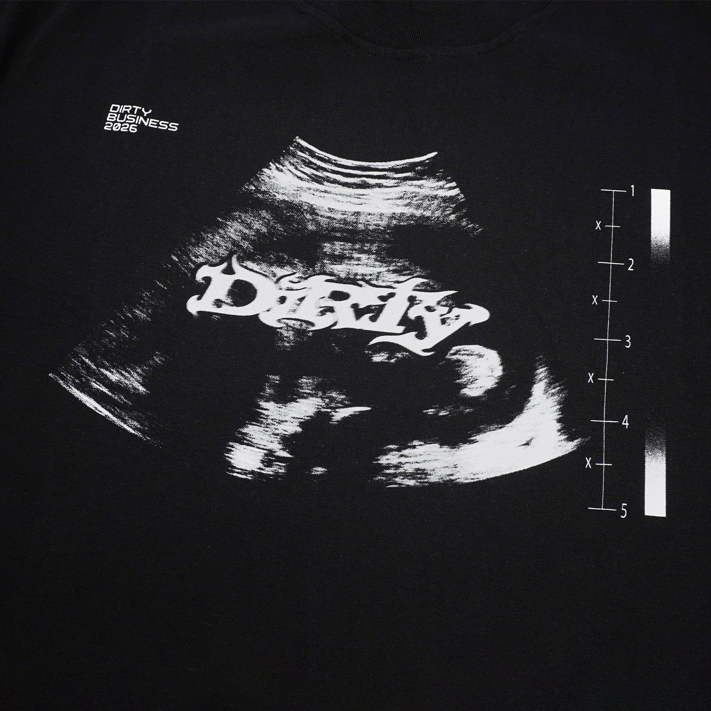DIRTYBUSINESS BLUR BLACK T-SHIRT