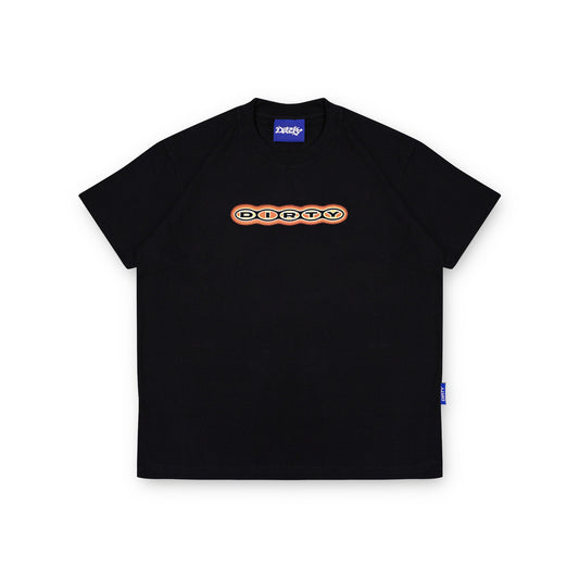 DIRTYBUSINESS THERMAL BLACK T-SHIRT
