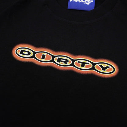 DIRTYBUSINESS THERMAL BLACK T-SHIRT