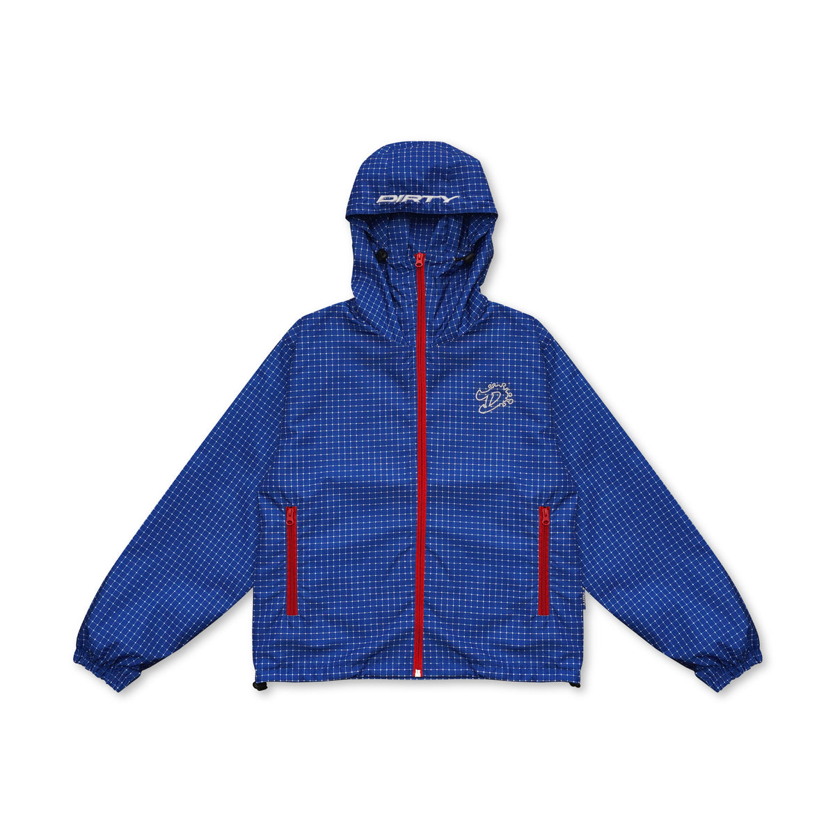 DIRTYBUSINESS TRIGGER PLAID TRACKSUIT BLUE