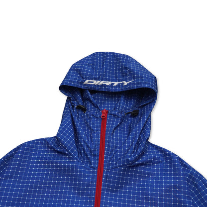 DIRTYBUSINESS TRIGGER PLAID TRACKSUIT BLUE
