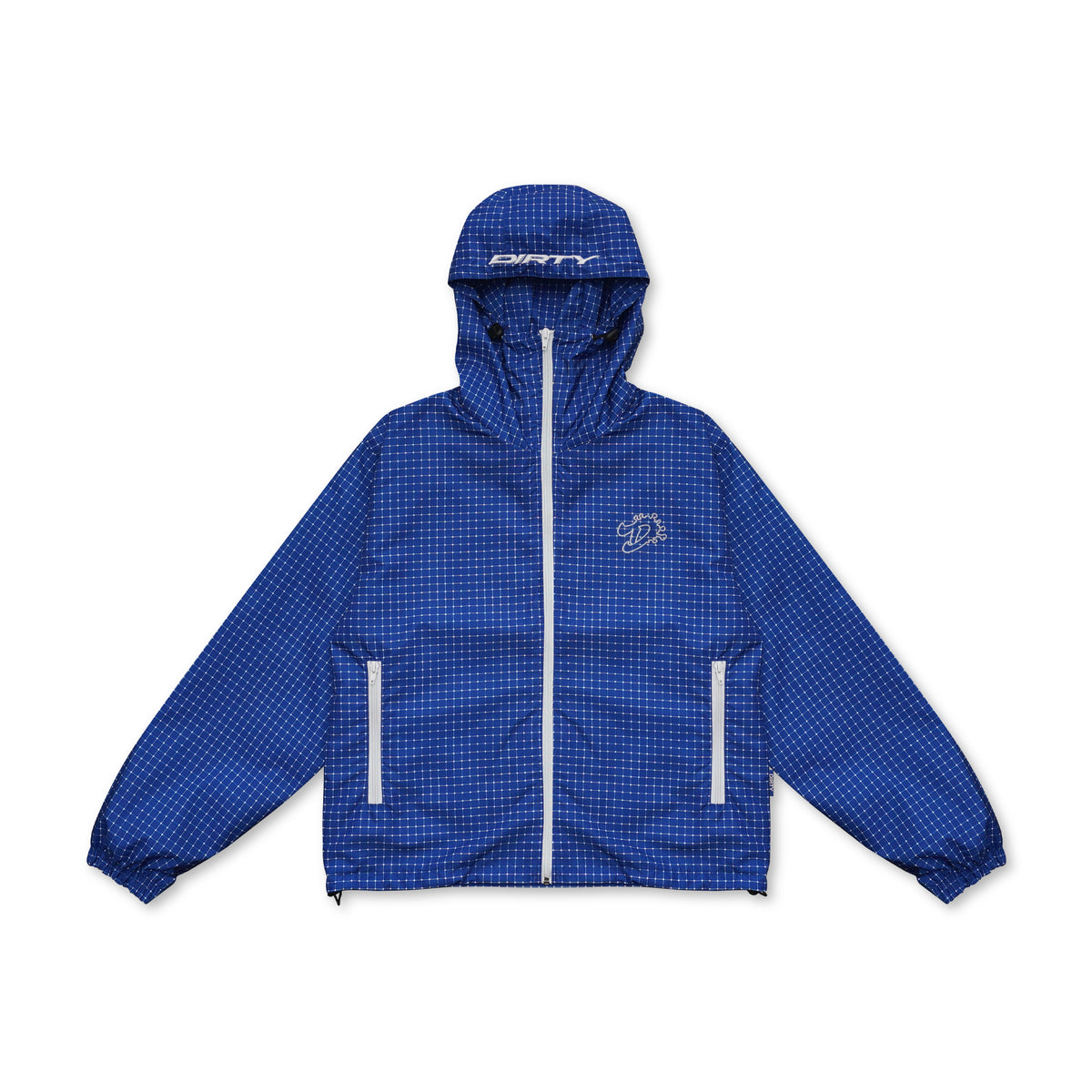 DIRTYBUSINESS TRIGGER PLAID TRACKSUIT BLUE