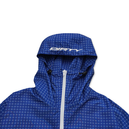DIRTYBUSINESS TRIGGER PLAID TRACKSUIT BLUE