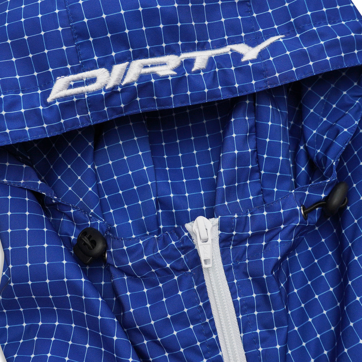 DIRTYBUSINESS TRIGGER PLAID TRACKSUIT BLUE