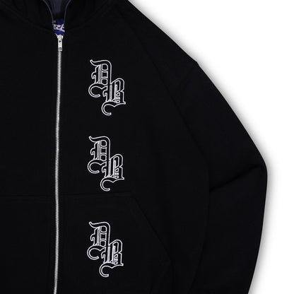 DIRTYBUSINESS CASEY ZIP HOODIE HEAVYWEIGHT