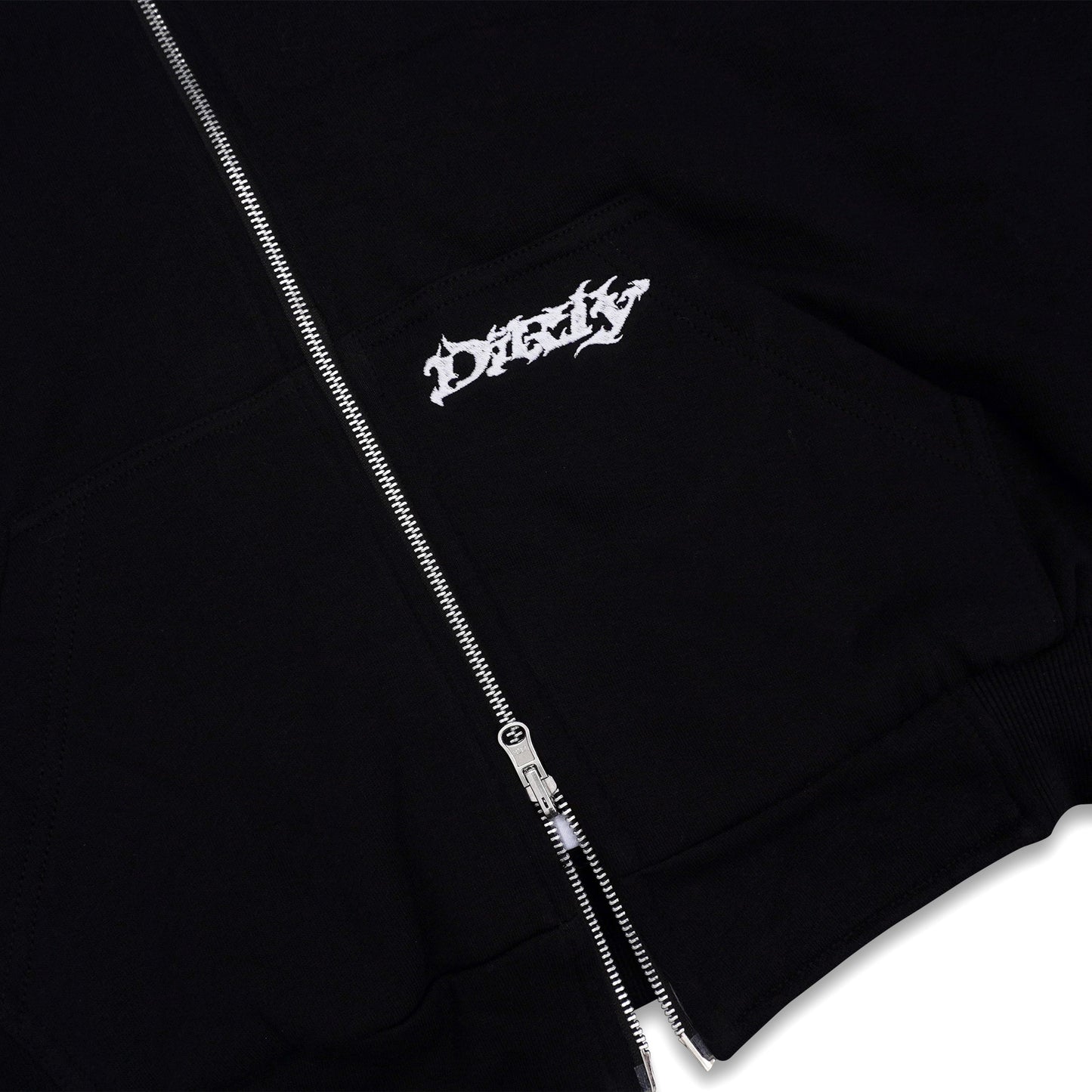 DIRTYBUSINESS REVERSIBLE PLAID ZIP HOODIE MOSKOW BLUE