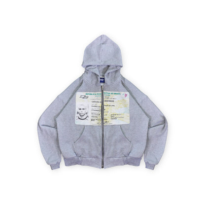 DIRTYBUSINESS NAZARIO ZIP HOODIE MISTY